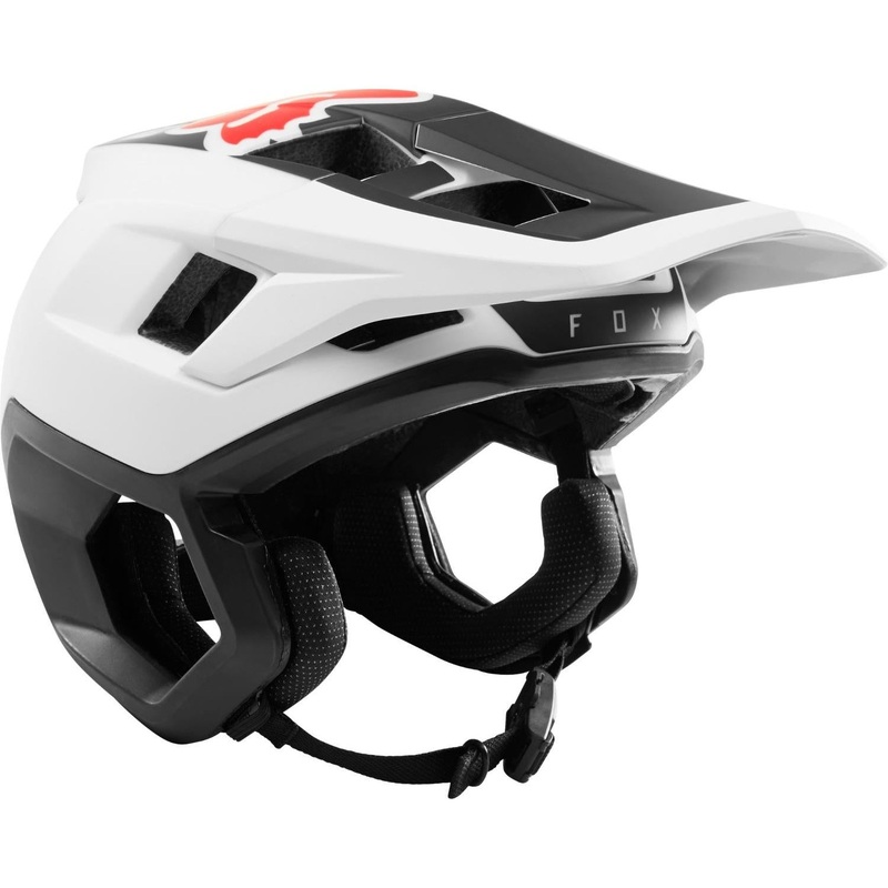 FOX Dropframe Helmet White/Black