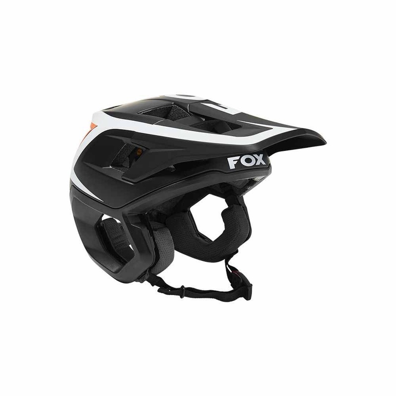 FOX Dropframe Pro MTB Helmet Black Divide (2022)