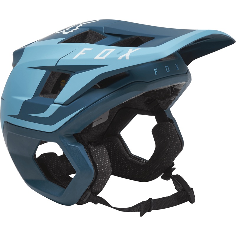 FOX Dropframe Pro MTB Helmet Sideswipe Slate Blue