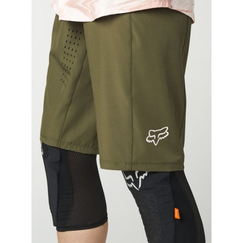 FOX Flexair Lite No Liner Women's Shorts Olive Green 2021