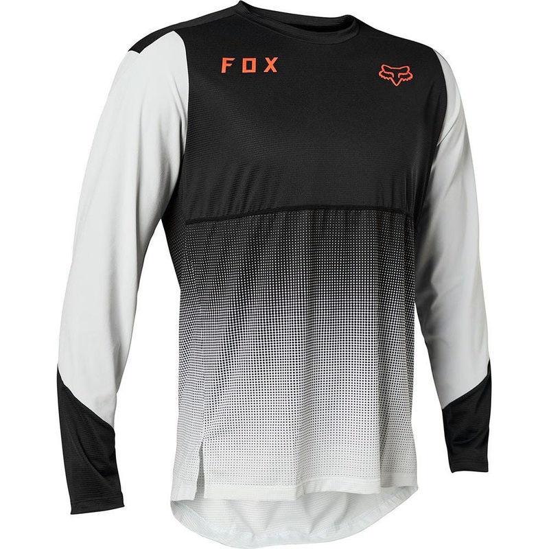 FOX Flexair Lunar Long Sleeve Jersey Light Grey