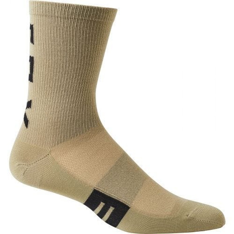 FOX Flexair Merino 6'' Crew Socks Bark