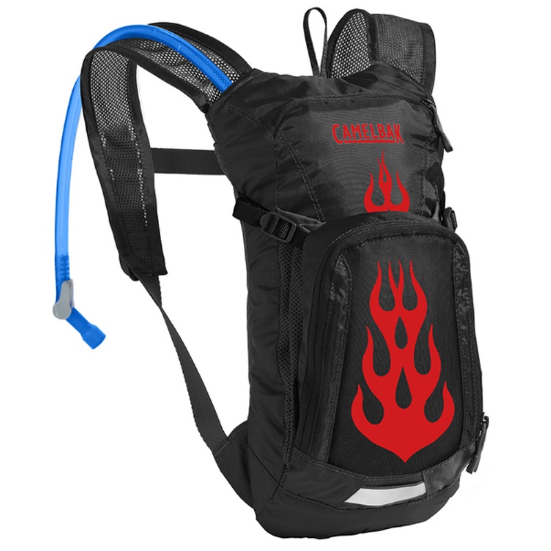 CamelBak Mini M.U.L.E. Hydration Bag 1.5L Black/Flames