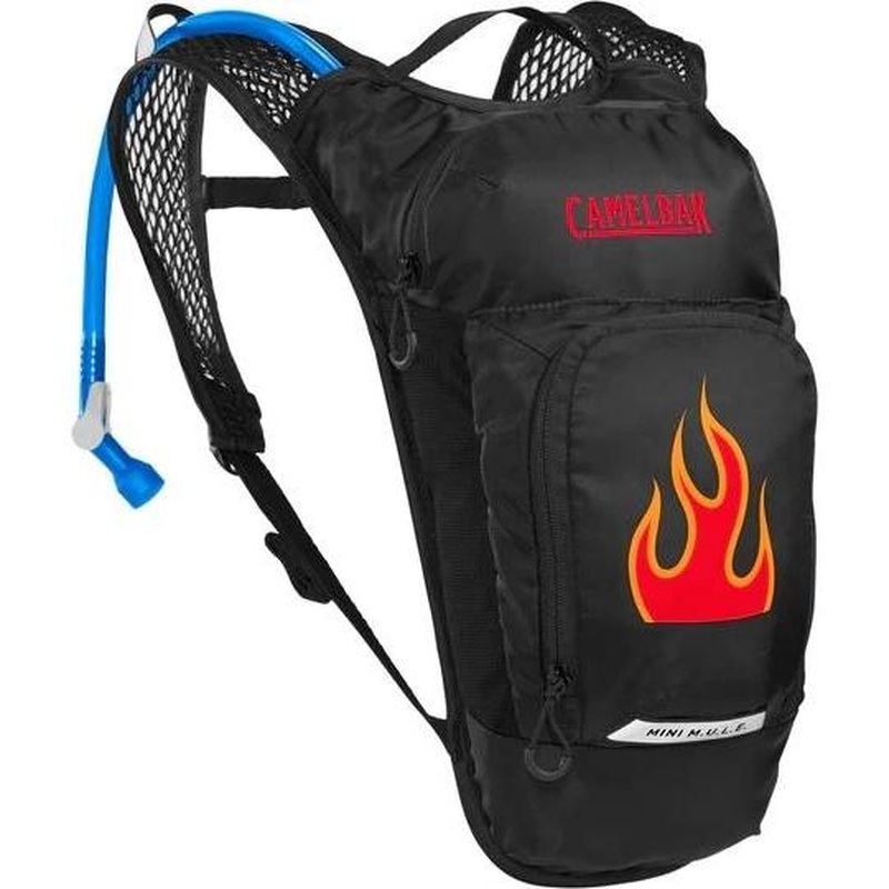 Camelbak Mini M.U.L.E Hydration Pack 1.5L Black/Flames