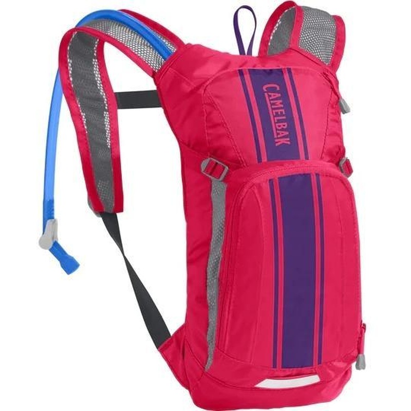Camelbak Mini MULE Hydration Pack 1.5L Hot Pink/Purple Stripe