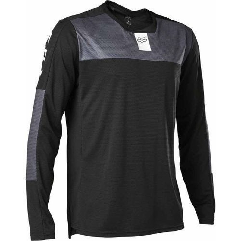 FOX Defend Long Sleeve Foxhead Jersey Black (2023) 2022