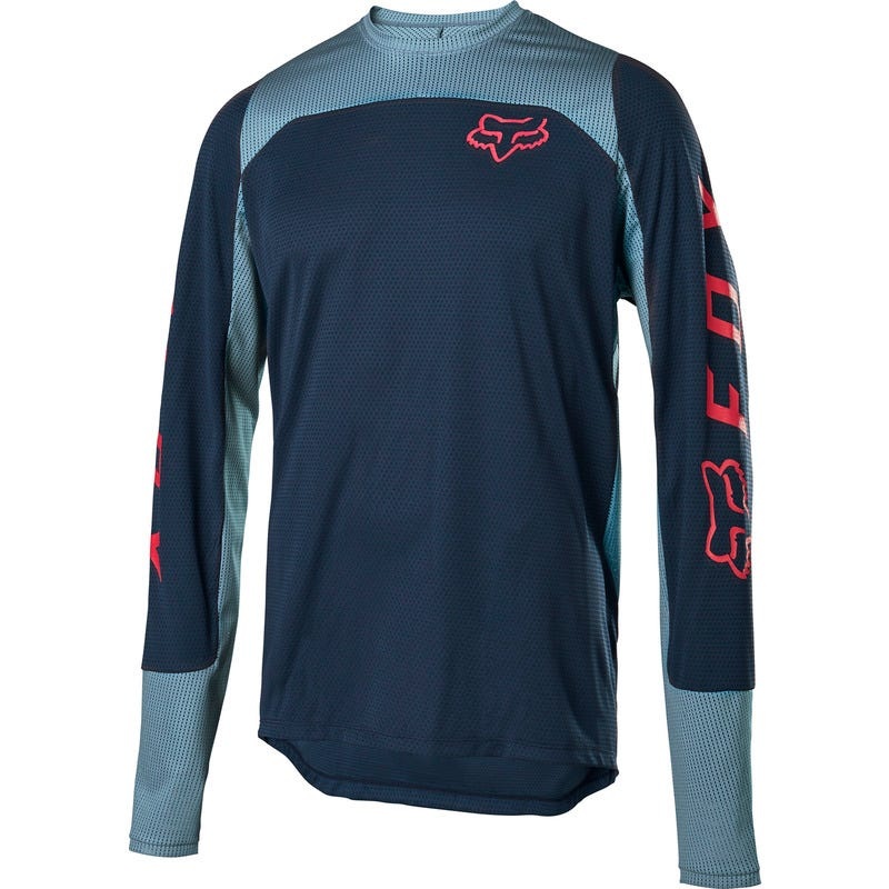FOX Defend Long Sleeve Jersey Navy