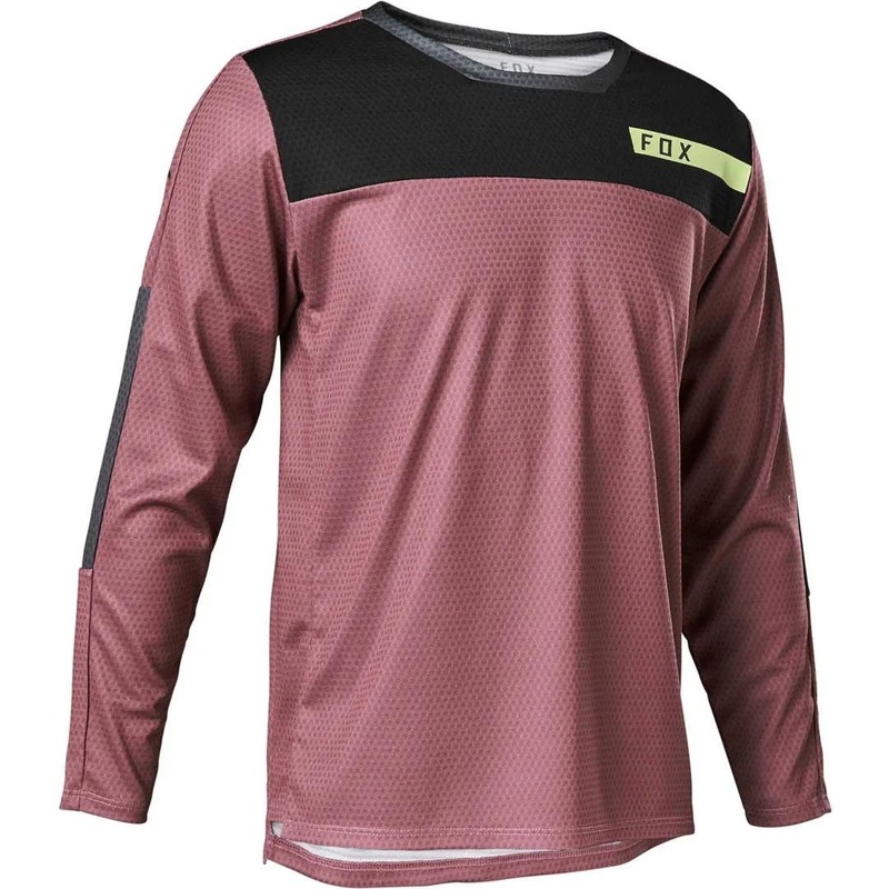 Fox Defend Moth Youth Long Sleeve Jersey Plum 2021