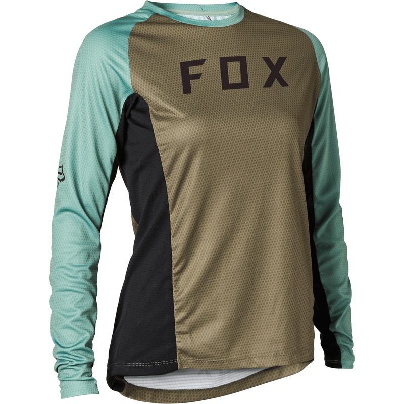 FOX Defend Women's Long Sleeve Jersey Olive Green (2021)