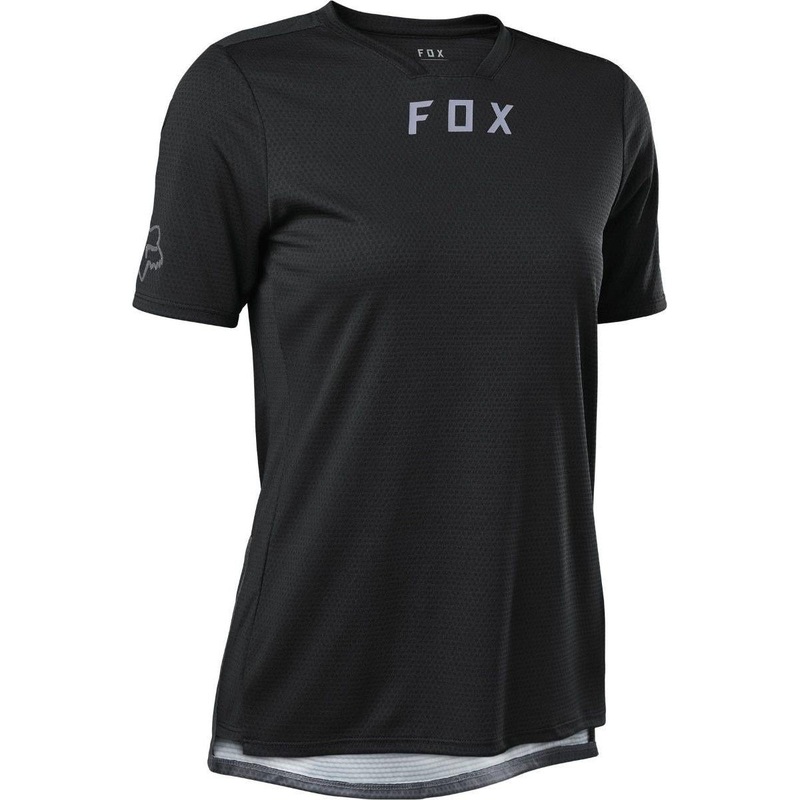 Fox Defend Women's Short Sleeve Jersey Black 2023