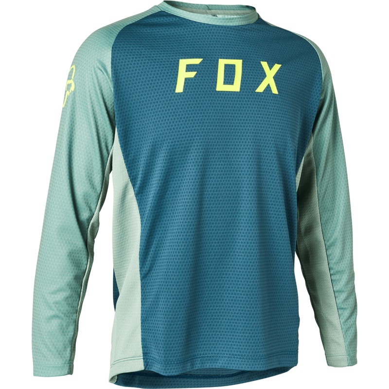 FOX Defend Youth Long Sleeve Jersey Slate Blue (2021)