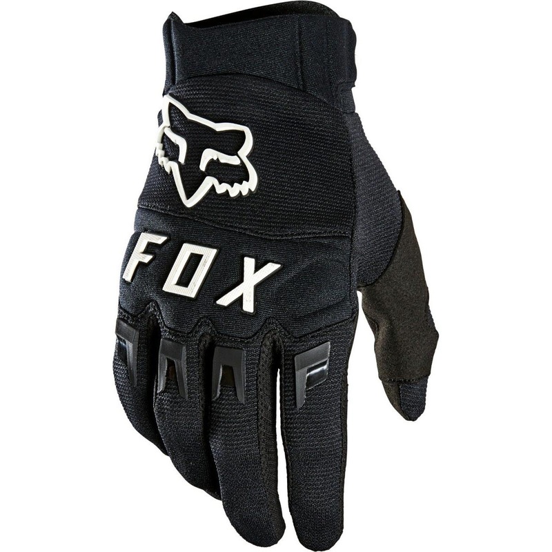 FOX Dirtpaw Full Finger Gloves Black/White 2023