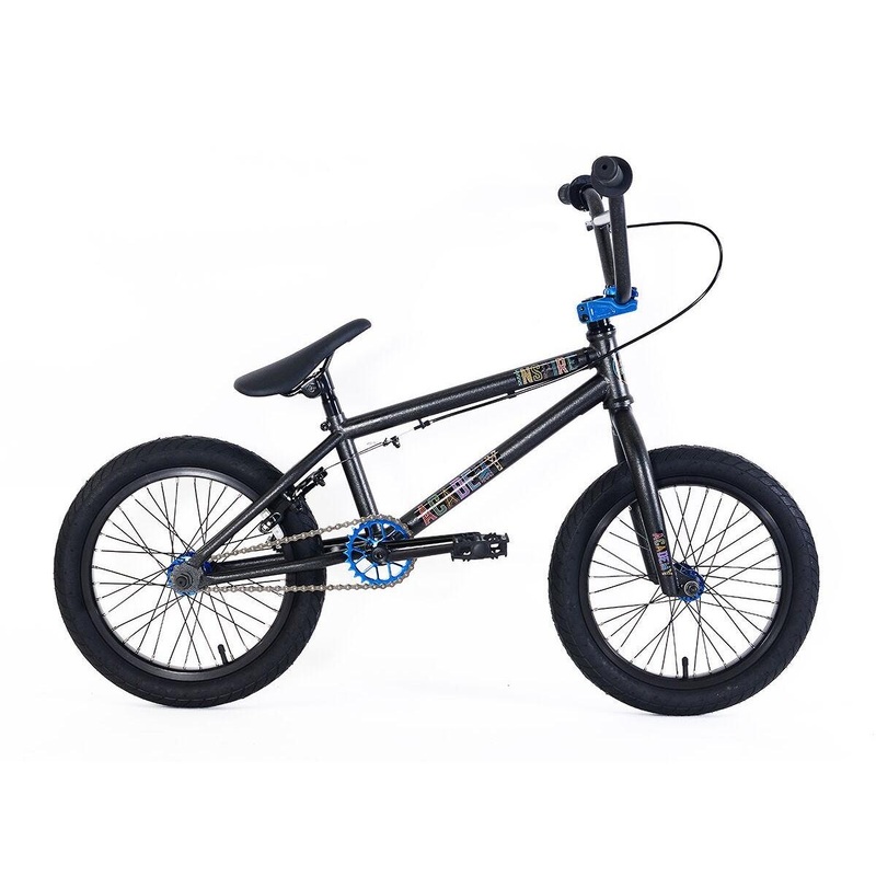 Academy Inspire 16in BMX Bike Metal Black/Blue (2018)