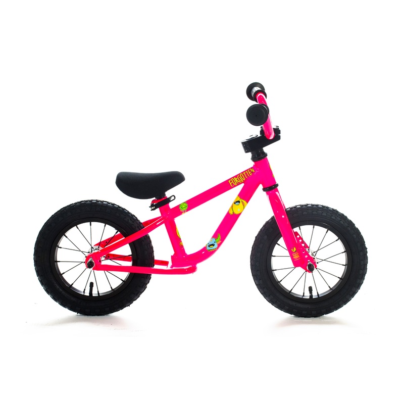 Forgotten Critter 12" Balance Bike Neon Pink