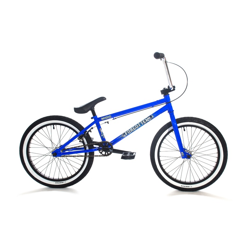 Forgotten Misfit BMX Bike 19.8 Inch TT Gloss Neon Blue