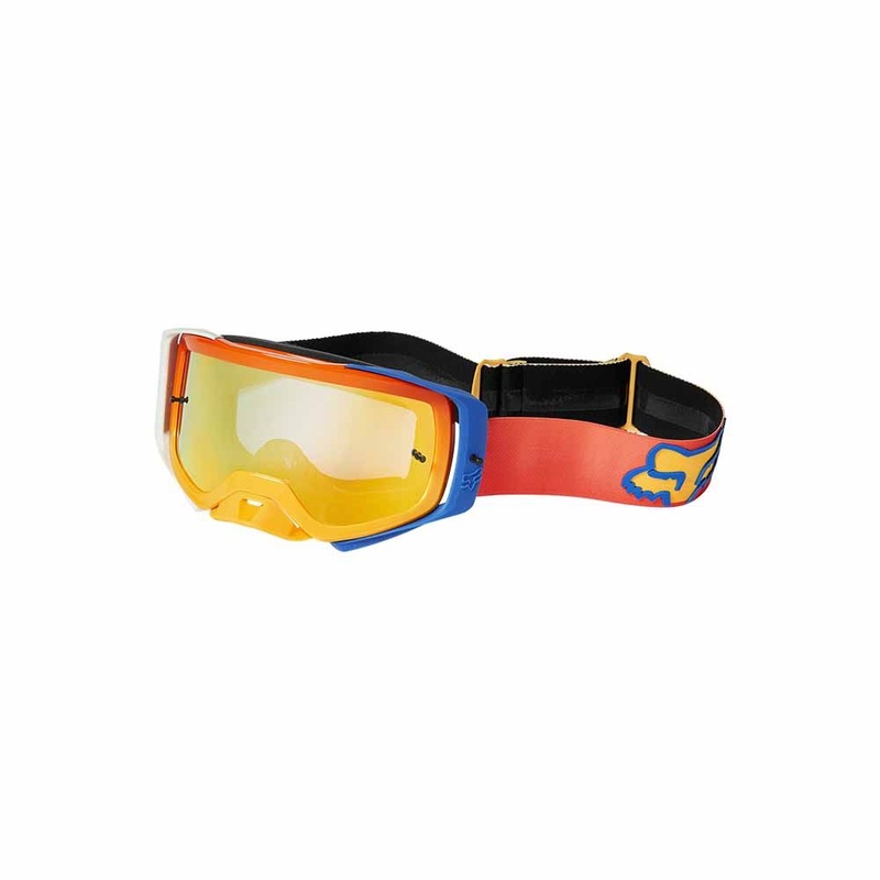FOX Airspace RKANE Goggle Orange/Blue with Orange Mirror Lens