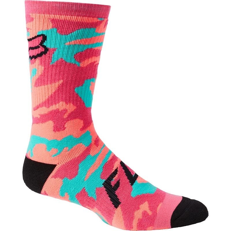 FOX Defend 8" Socks Pink