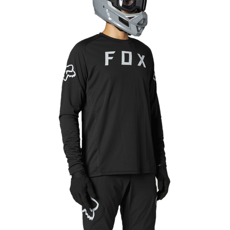 FOX Defend Delta Long Sleeve Jersey Black
