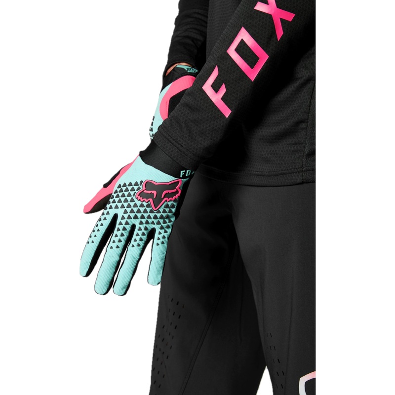 FOX Defend Full Finger Gloves Teal