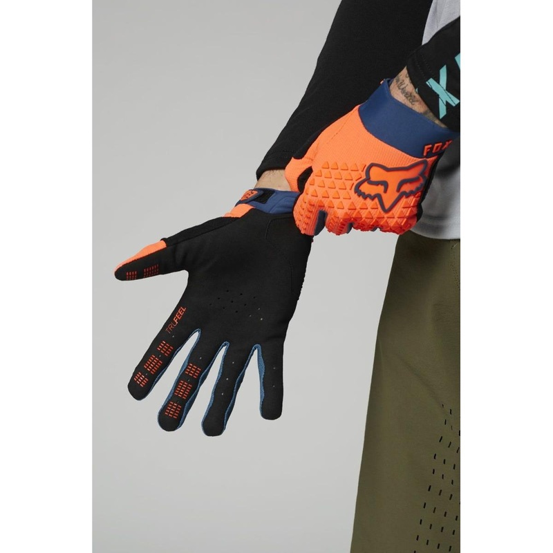 FOX Defend Full Finger Youth Gloves Atomic Punch