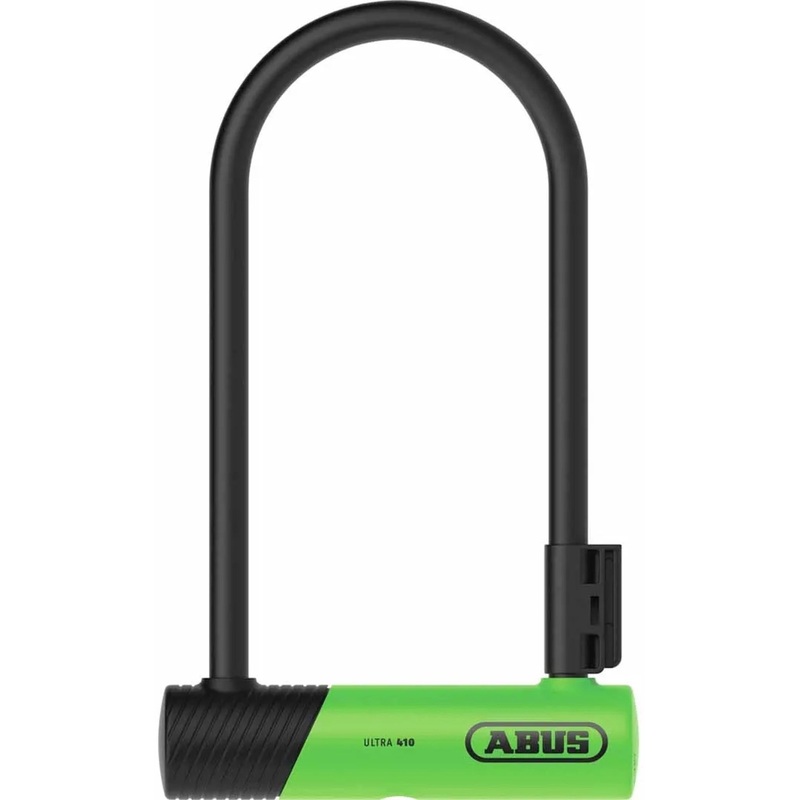 Abus Ultra 410K/170HB Key U-Lock 106x230mm + SH Bracket Green
