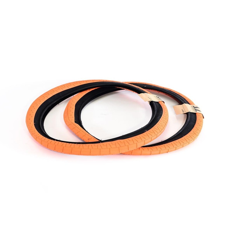 Academy 617 BMX Tyre 20 x 2.25 Orange/Black