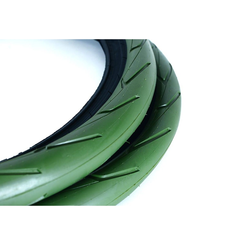 Academy 633 BMX Tyre 20 x 2.40 Army Green/Black