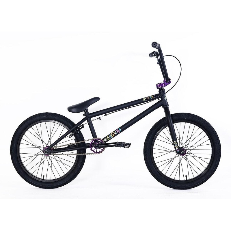 Academy Aspire BMX Bike Matte Black/Purple (2018)