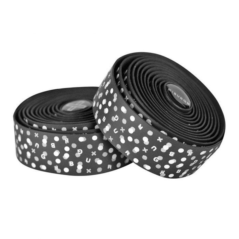 Burgh Bokeh White Bar Tape Black 2.5mm