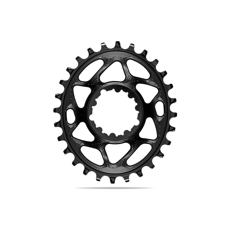 absoluteBLACK Oval Premium Chainring SRAM 3mm Offset Direct Mount Boost 1x Narrow Wide Black