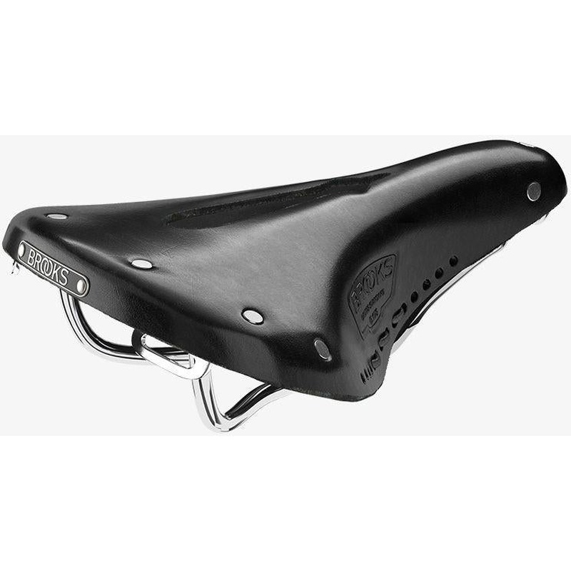 Brooks B17 Carved Short Saddle Black