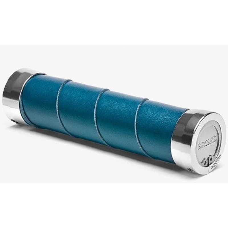 Brooks Slender Leather Grips 130/130mm Teal