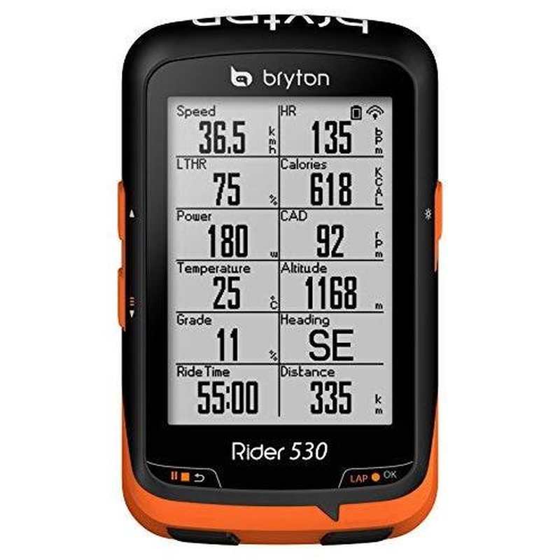 Bryton Rider 530T Bike Computer Bundle Black