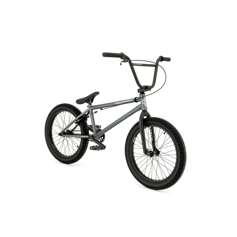 Fly Neutron BMX Bike 20.75" TT Flat Metallic Grey