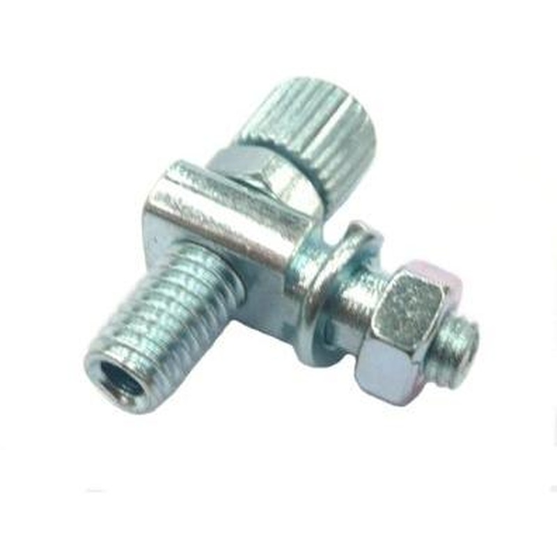 BPW Steel Brake Cable Adjusting Set M5 Silver