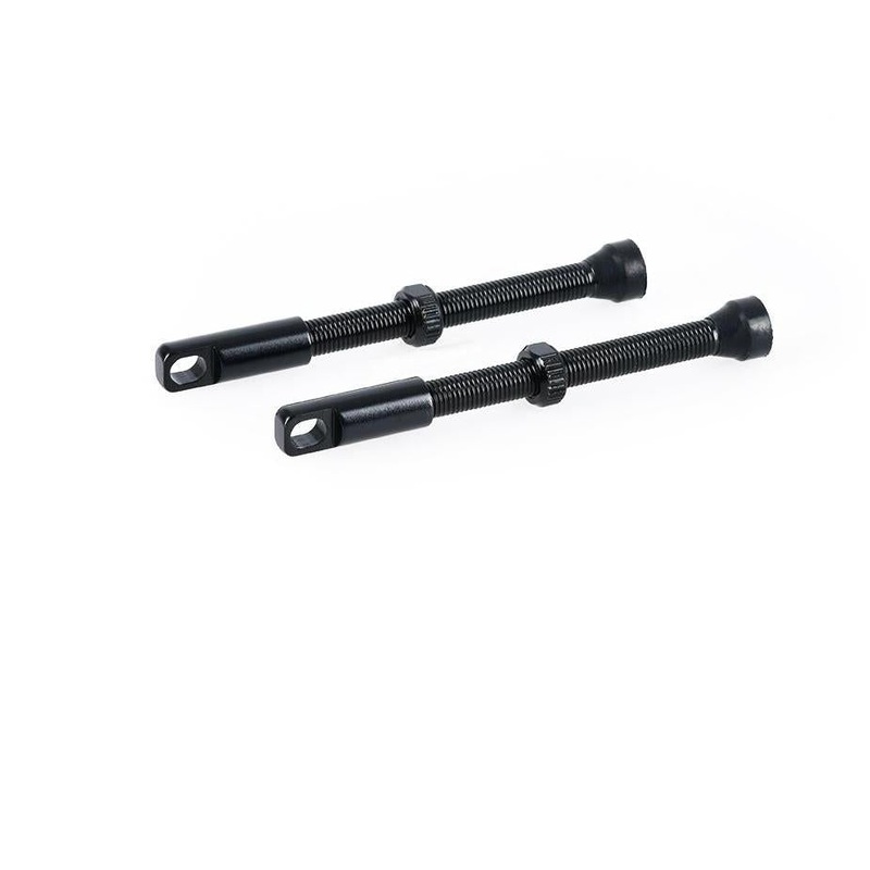 BPW Tubeless Alloy Valves 60mm Black (2 Per Card)