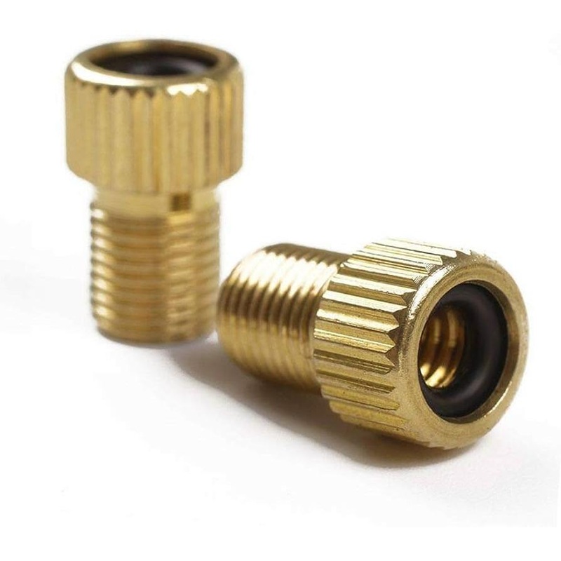 Brass Presta Adapter FV to SV Set of 2