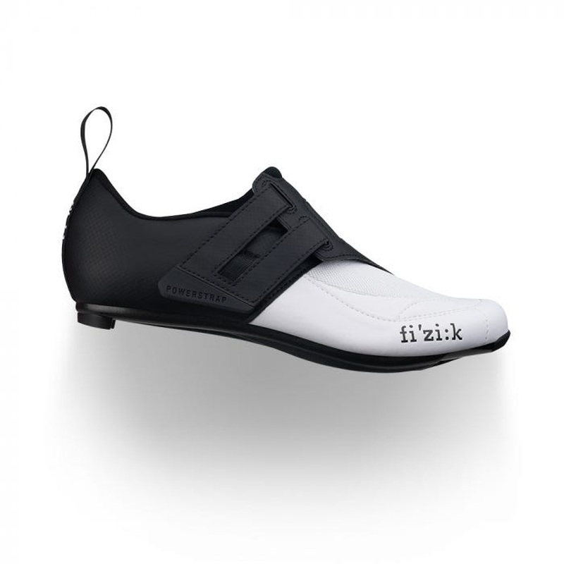 Fizik Transiro R4 Powerstrap Triathlon Road Shoes Black/White