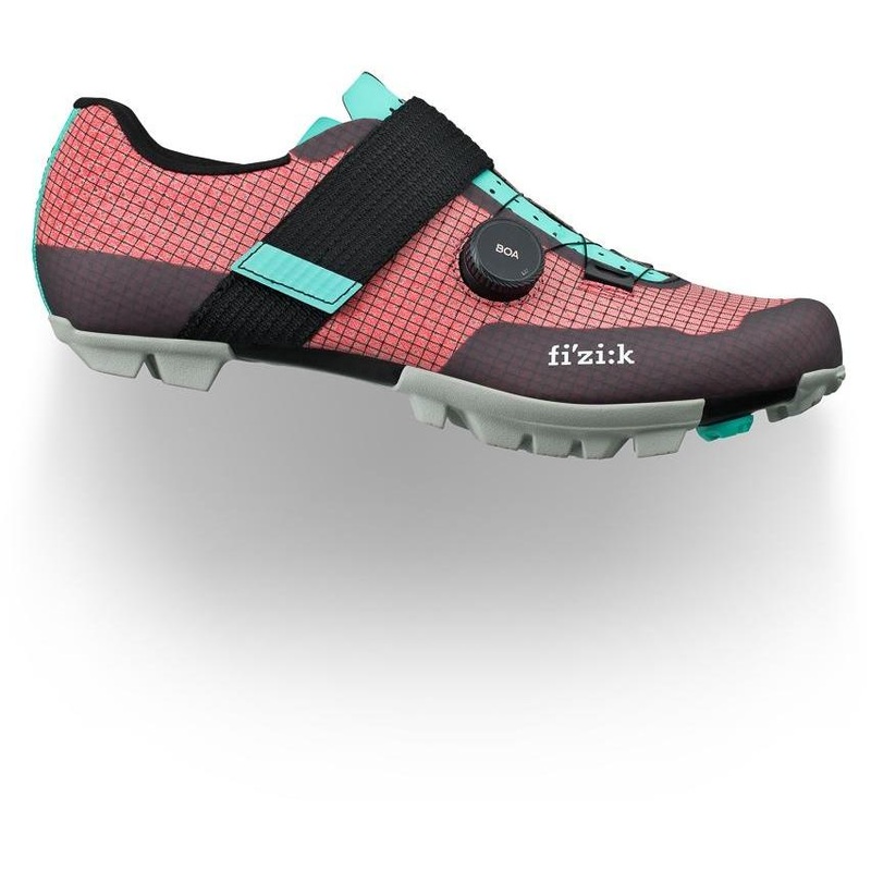 Fizik Vento Ferox Carbon MTB Shoes Red/Aquamarine
