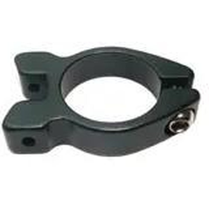 BPW Seat Clamp 34.9mm w/ Nodes (5mm) for Rear Carrier - Black