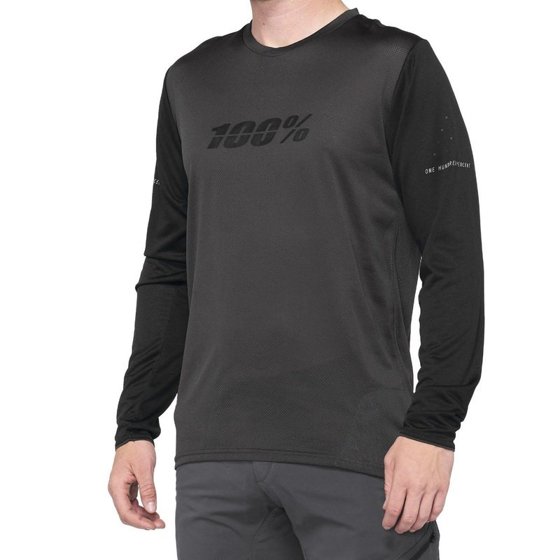 100% Ridecamp Long Sleeve Jersey Black