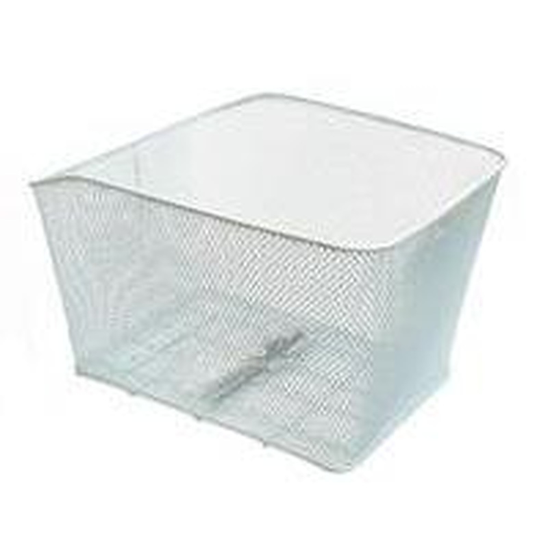 BPW Fixed Rear Basket White Economy