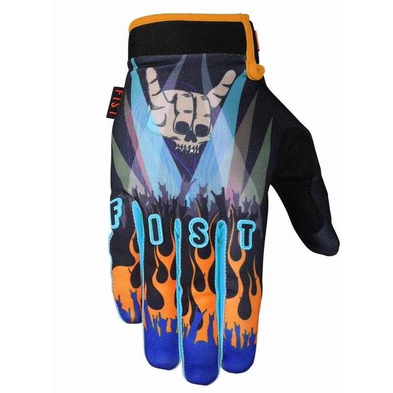 FIST Full Finger Strapped MTB Gloves Metal Lords