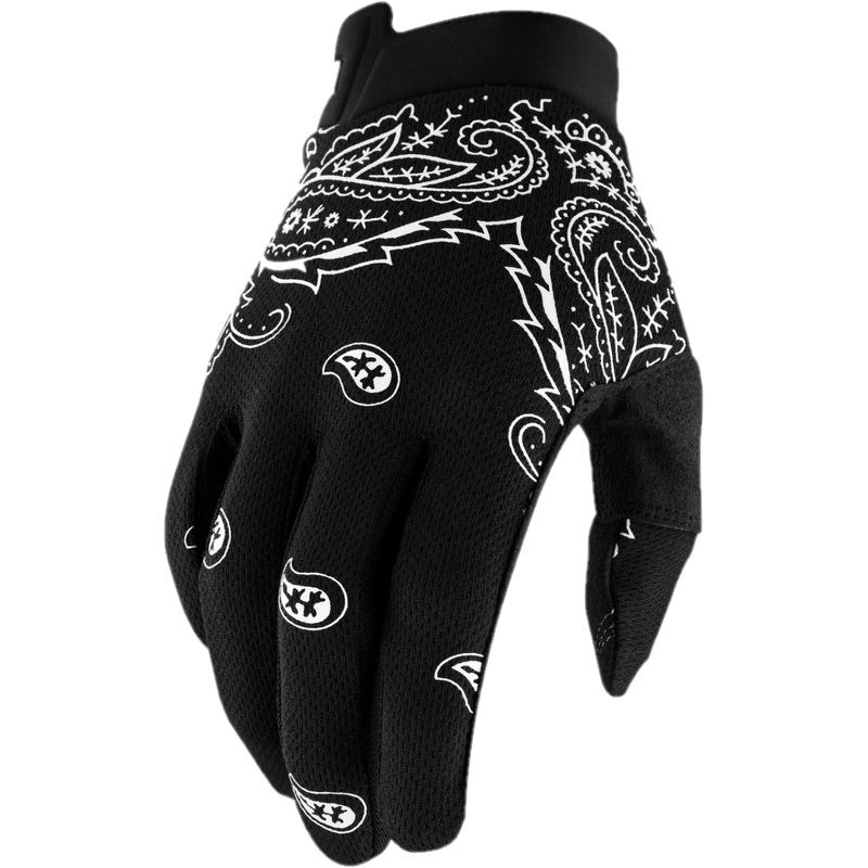 100% iTrack Full Finger Gloves Bandana