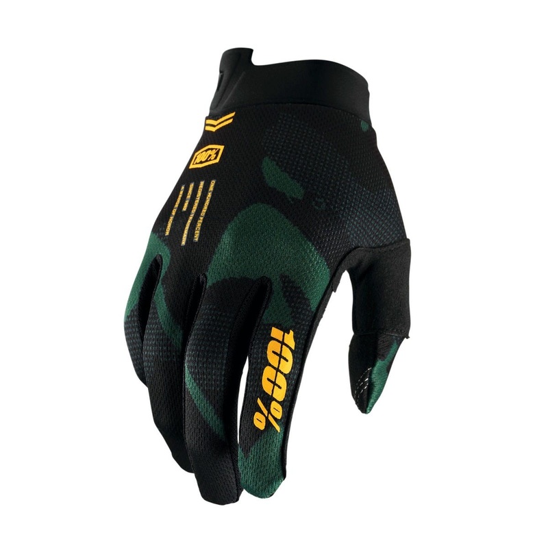 100% iTRACK Sentinel Youth Gloves Black