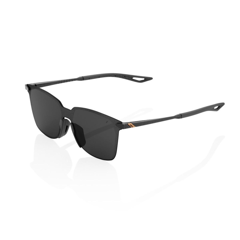 100% Legere SQ Sunglasses Polished Black/Smoke Lens
