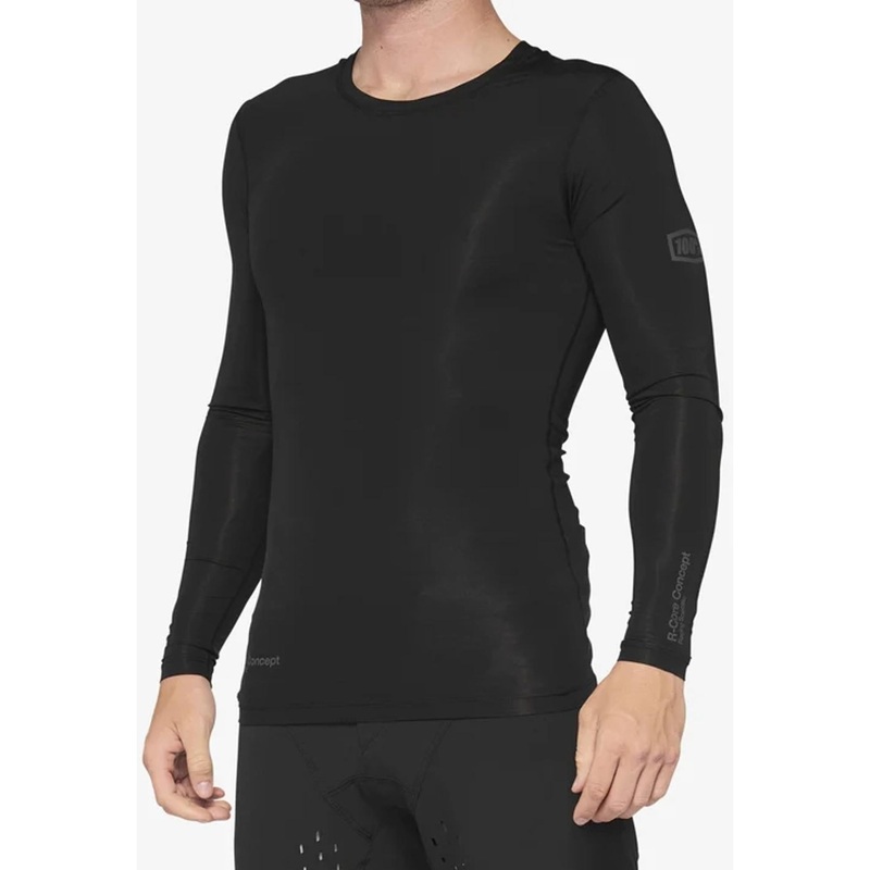 100% R-Core Concept Long Sleeve Jersey Black