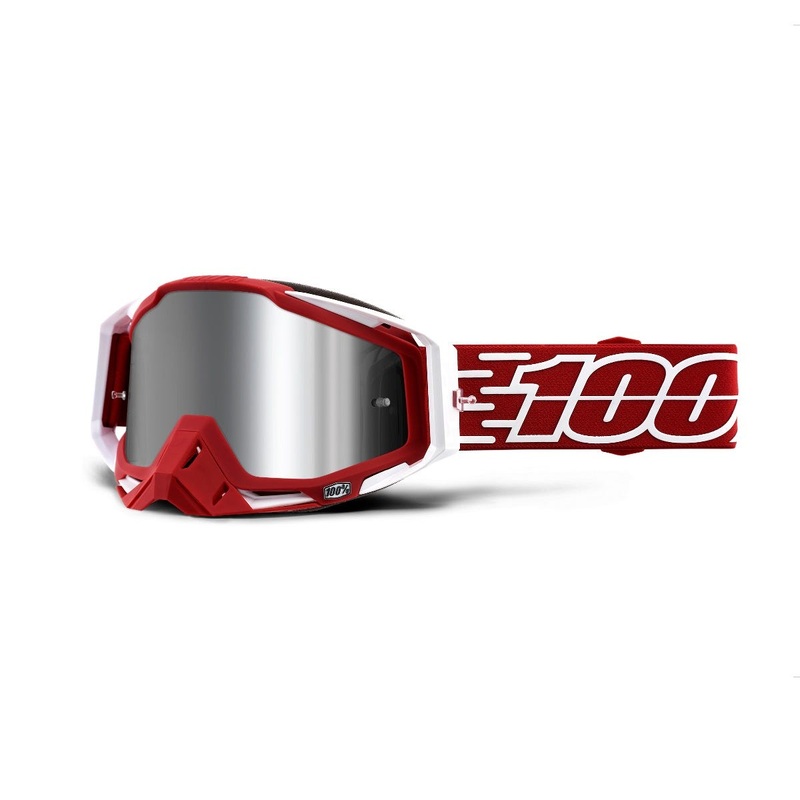 100% Racecraft + Goggles Gustavia Inj Sil Flash Mirror Lens