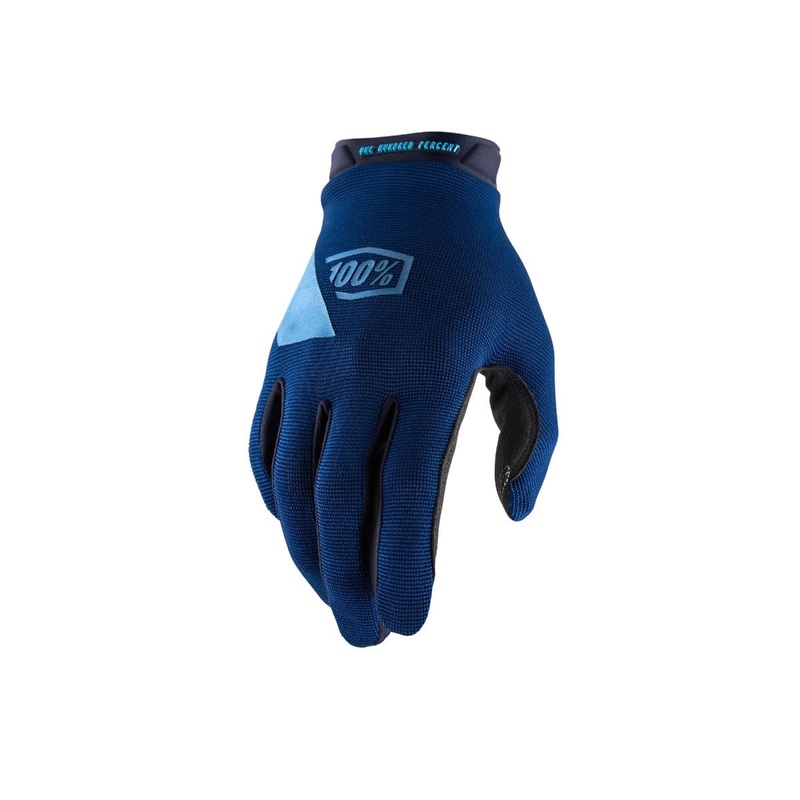 100% Ridecamp Full Finger Gloves Navy
