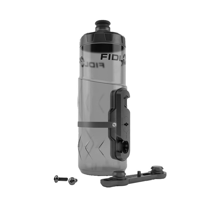 FIDLOCK Black Water Bottle Gravity Combo 600mL
